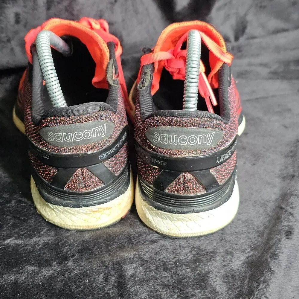 Saucony Womens Liberty ISO‎ S10410-2 Red Running Shoes Sneakers Size 8.5 US M
